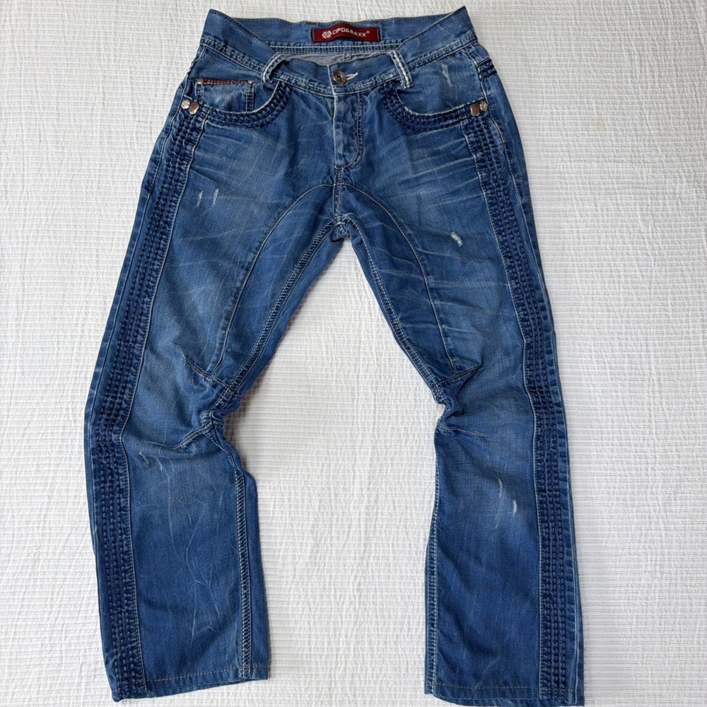 CIPO & BAXX Men's Denim Blue Jeans W30 L32 Men